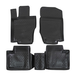Rubber floor mats for MERCEDES M-Class W164 2006-2012 4pcs