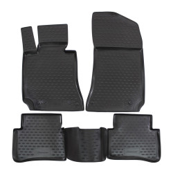 Rubber floor mats for MERCEDES E-Class W212 2009-2016 4 pcs