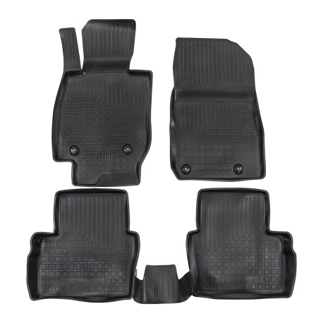 Za specifičen model Rubber floor mats for MAZDA CX-3 2015-up 4pcs | race-shop.si