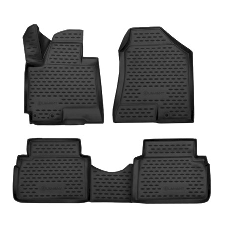 Za specifičen model Rubber floor mats for HYUNDAI ix35 2010-2015 4pcs | race-shop.si