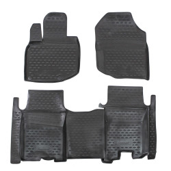 Rubber floor mats for HONDA Jazz 2009-2014 4pcs