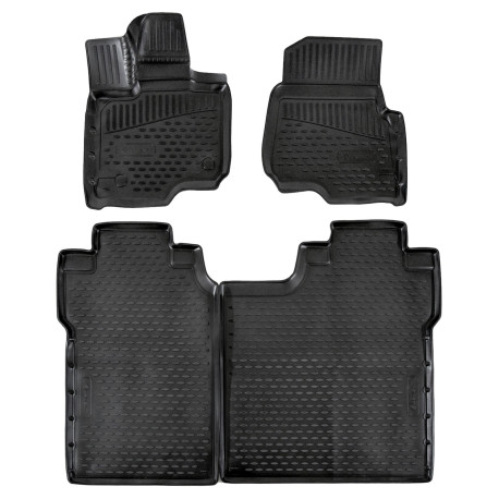 Za specifičen model Rubber floor mats for FORD F150, 2015-2017, Supercrew USA 4pcs | race-shop.si
