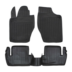 Rubber floor mats for PEUGEOT 307 2001-2008 4pcs