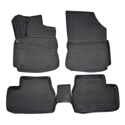 Rubber floor mats for CITROEN C4 Cactus 2013-2021