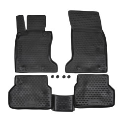Rubber floor mats for BMW 5-serie E60 / E61 2003-2010 4pcs