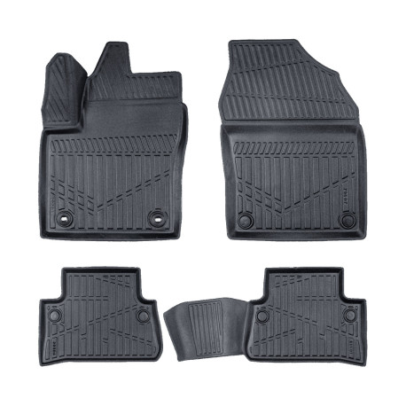 Za specifičen model Rubber car floor mats for Toyota C-HR 2023-up/ Corolla Cross 2022-up 4pcs | race-shop.si