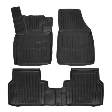 Za specifičen model 3D rubber floor mats for SKODA ENYAQ IV 2021-up 4pcs | race-shop.si