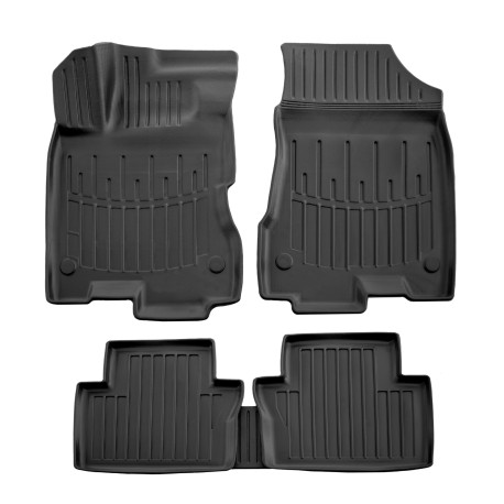 Za specifičen model 3D rubber floor mats for RENAULT Clio 3 2005-2013 5pcs | race-shop.si