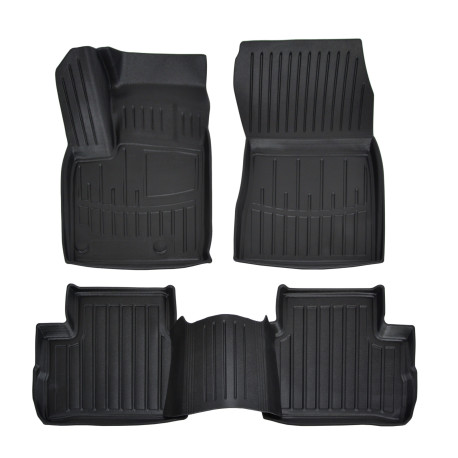 Za specifičen model 3D rubber floor mats for NISSAN Qashqai J12 2021-up 5pcs | race-shop.si