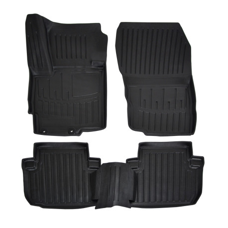 Za specifičen model 3D rubber floor mats for MITSUBISHI Eclipse Cross 2017-up 5pcs | race-shop.si