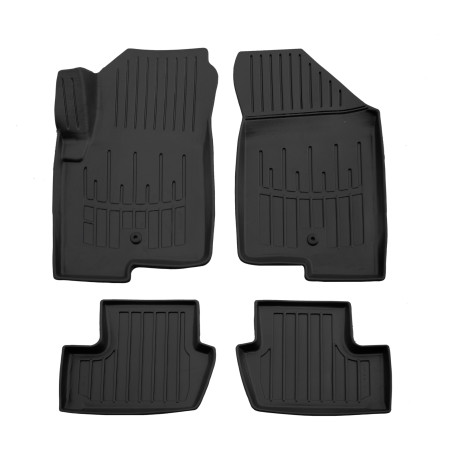 Za specifičen model 3D rubber floor mats for JEEP Compass 2006-2016 4pcs | race-shop.si