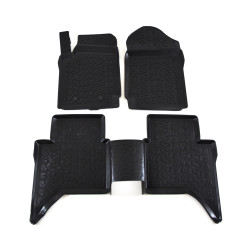 3D rubber floor mats for FORD Ranger T6 T7 2012-2023