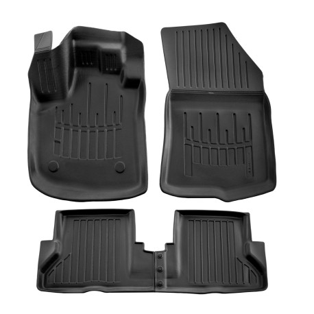 Za specifičen model 3D rubber floor mats for DACIA Dokker 2012-2021 / Express 2 2021-up 4pcs | race-shop.si