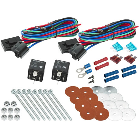 Komplet regulatorja ventilatorja Universal Dual Fan Mounting Kit (24V) | race-shop.si