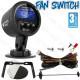 Komplet za krmiljenje ventilatorja Digital Gauge Thermatic Fan Switch Kit | race-shop.si