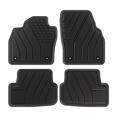 Za specifičen model Eco rubber floor mats 4pcs for Seat IBIZA V 2017-up | race-shop.si
