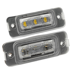 LED license plate light white 6000K for Mercedes ML W164 08-11 GL X164 R W251