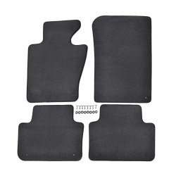 Premium anthracite velour car mats for BMW X3 E83 2004-2010 4pcs