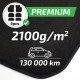 Za specifičen model Premium Black velour car mats for VOLKSWAGEN Golf VII 2012-2020 4pcs | race-shop.si