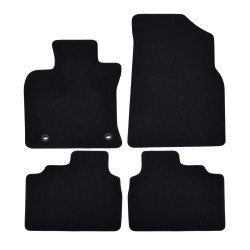 Premium Black velour car mats for TOYOTA Camry 2019-up 4pcs