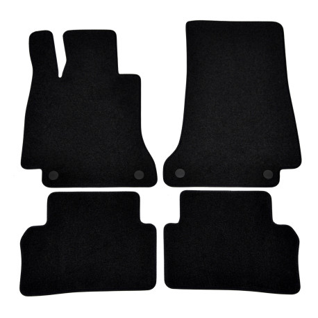 Za specifičen model Premium Black velour car mats for MERCEDES E W213 S213 2020-up 4pcs | race-shop.si