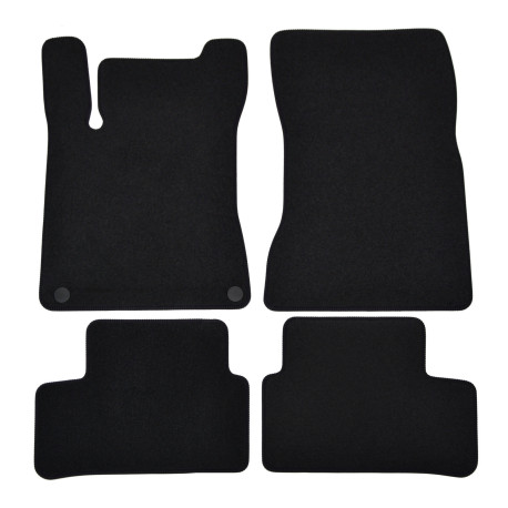 Za specifičen model Premium Black velour car mats for MERCEDES B W247 2019-up 4pcs | race-shop.si