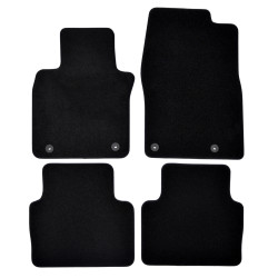 Premium Black velour car mats for MAZDA CX30 2019-up 4pcs