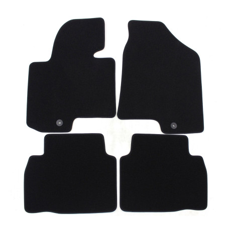 Za specifičen model Premium Black velour car mats for KIA Sportage/Hyundai ix35 2010-2015 4pcs | race-shop.si