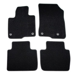 Premium Black velour car mats for HONDA ZR-V 2023-up 4pcs