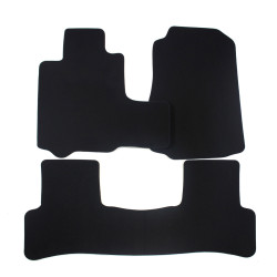 Premium Black velour car mats for HONDA CRV 2006-2012 4pcs