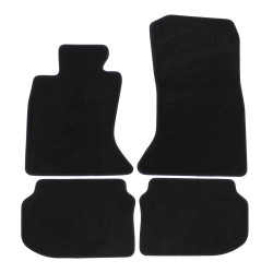Premium Black velour car mats for BMW 5 F10/F11 2011-2017 4pcs