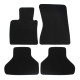 Za specifičen model Premium Black velour car mats for BMW X5 E70 2007-2012 4pcs | race-shop.si