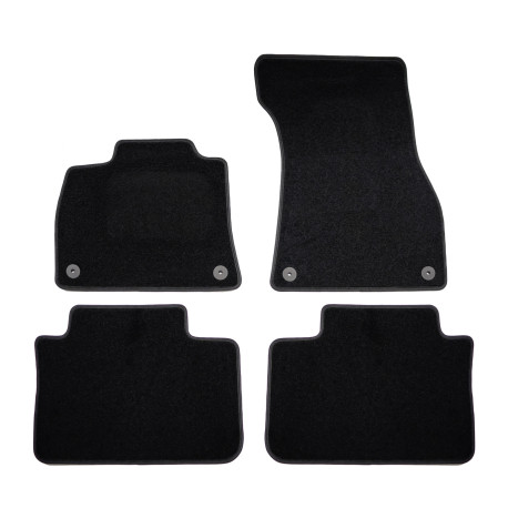 Za specifičen model Premium Black velour car mats for AUDI E-tron 2019-up 4pcs | race-shop.si