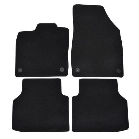 Za specifičen model Premium Black velour car mats for AUDI Q4 e-tron 2021-up 4pcs | race-shop.si