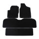 Za specifičen model Velour car mats for VOLKSWAGEN VW Sharan 1994-2006 7 seats 6pcs | race-shop.si