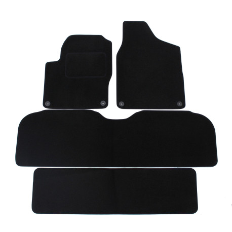 Za specifičen model Velour car mats for VOLKSWAGEN VW Sharan 1994-2006 7 seats 6pcs | race-shop.si