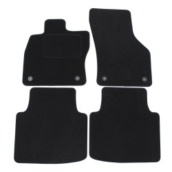 Velour car mats for Skoda Superb III 2015-2023 4pcs