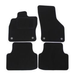 Velour car mats for Skoda Octavia III/IV 2013-up 4pcs