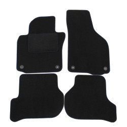 Velour car mats for Skoda Octavia II /Golf V/ Golf VI /Jetta 2004-2013 4pcs