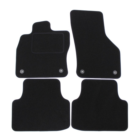 Za specifičen model Velour car mats for Seat Leon 2020-up 4pcs | race-shop.si