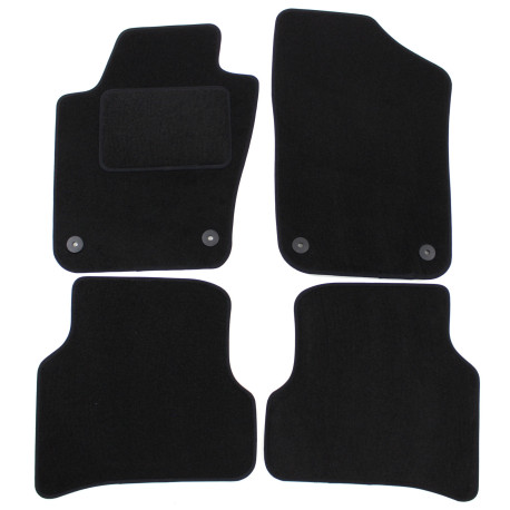 Za specifičen model Velour car mats for Seat Ibiza 6J 2008-2017 4pcs | race-shop.si