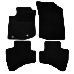 Velour car mats for Peugeot 107/ Citr. C1/Aygo 2014-up 4pcs