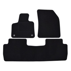 Velour car mats for Peugeot 5008 2017-2024 3pcs