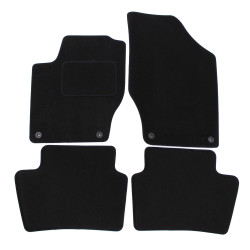 Velour car mats for PEUGEOT Peugoet 308 2007- 2014 4pcs
