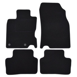 Velour car mats for Nissan Qashqai 2014-2018 4pcs