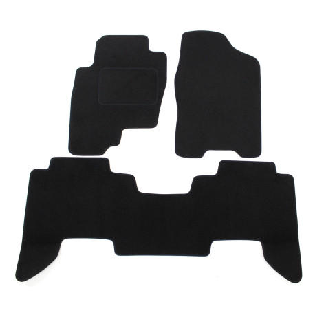 Za specifičen model Velour car mats for Nissan Pathfinder 2005-2012 3pcs | race-shop.si