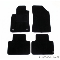 Velour car mats for Mercedes SLK R171 2005-2010 2pcs