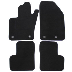 Velour car mats for Fiat 500X 2014-up 4pcs