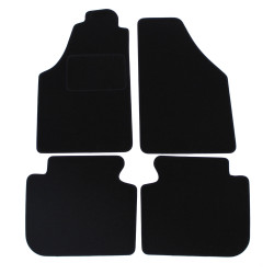 Velour car mats for Fiat Idea 2003-2007 4pcs