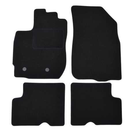 Za specifičen model Velour car mats for DACIA Duster 2014-2017 4pcs | race-shop.si